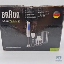Braun Household 0X22111219 MQ 3025 Spaghetti Stabmixer, PC, Weiß/Blau/Edelstahl