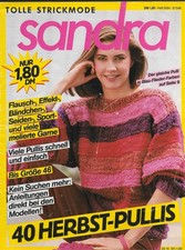 Strickheft Sandra 08/1984