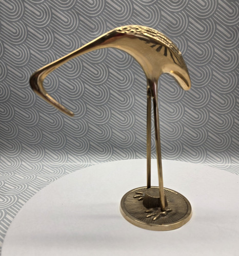 Messing skulptur vogel - messing,