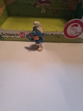 Schlumpf Schlümpfe -    Schlumpf mit rosa Blume