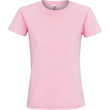 DAMEN T-SHIRT Rundhals Kurzarm