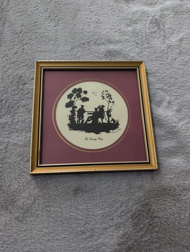 Vintage scherenschnitt bild - vintage,