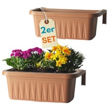 2er Set Blumenkasten Balkon