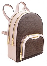 Michael Kors Rucksack Tasche MK Jaycee MD PKT Backpack Logo Braun PowderBlushneu
