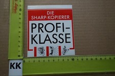 Alter Aufkleber Computer Internet Drucker Kopierer SHARP Profi-Klasse