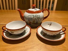 Teeservice Porzellan Geisha