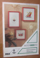 MEZ INTERMEZZO - weihnachtliche Stickereien - Stickanleitung  - Kreuzstich