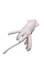 Plüschtier Kuscheltier Stoff Tier Oktopus Krake weiß Tintenfisch 24 cm