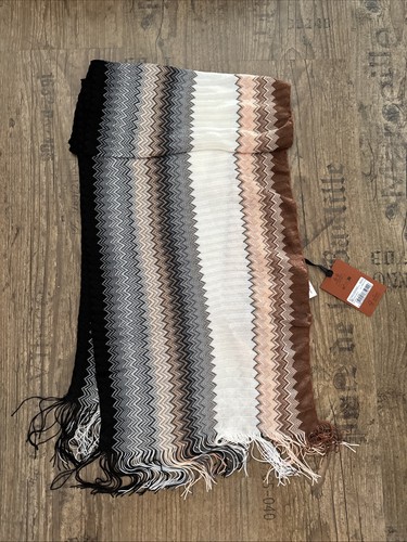 Missoni schal braun - schal, grau