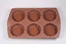 TUPPERWARE Silikon Backform Muffin Tortelett braun *NEU*