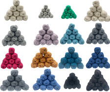 Strickgarn Häkelgarn Winterwolle -mit modischen Effekten - Aktion 20x50gr (1kg)