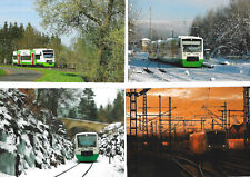 Erfurter Bahn, Südthühringer Bahn mit Regio-Shuttle, VT 105 in Zella-Mehlis u.a.