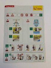 Safety Card Safetycard Tuifly Boeing 737-800 Y