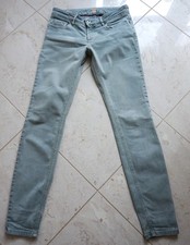 Hugo Boss Orange Label Damen Jeans Slim W28/L34 olivgrün Used Stretch