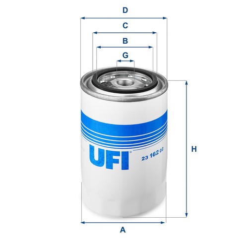 ölfilter ufi 162 02 - ufi, 23.162.02