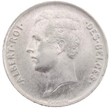 Belgien 1 Franc 1913 Silber