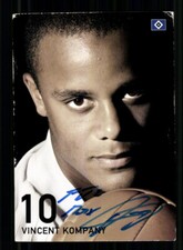 Vincent Kompany  Autogrammkarte Hamburger SV 2007-08 Original Signiert