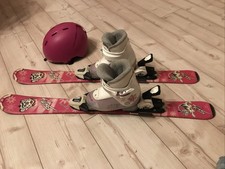 Mädchen Ski Set 90 cm Schuhe
