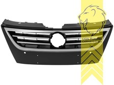 Kühlergrill für VW Passat CC 2008-2012 schwarz chrom für PDC