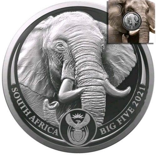 Silbermünze südafrika - 1,