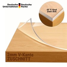 Tischfolie 2mm Transparent Klar Tischdecke Tischschutz Tischmatte Abwaschbar PVC