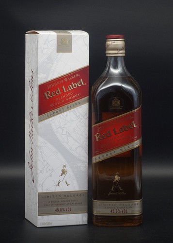 Johnnie walker red label - red,