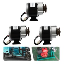 DC-Motor Elektromotor Mit Untersetzungsgetriebe Riemenscheibe Getriebemotor