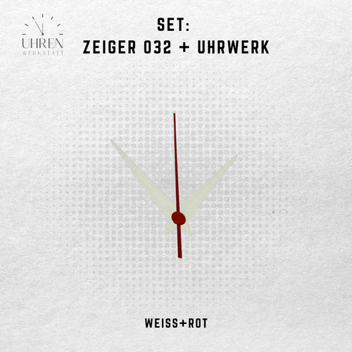 Quarzuhrwerk lautlos mit