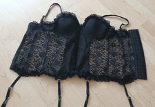 Schwarze Corsage Korsage