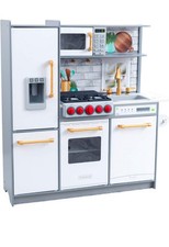 neuwertige KidKraft Uptown Elite Kinderküche aus Holz mit Licht- & Sound 