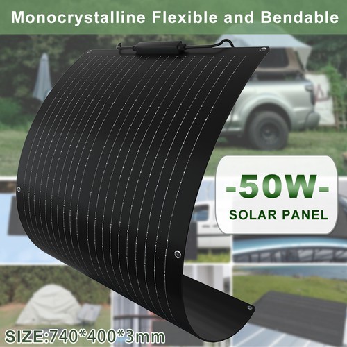 50w solarmodul flexibel mono - 50w,