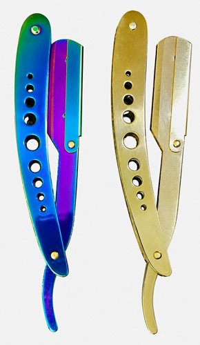 Klapp rasiermesser shavette - 2x, klapp-rasiermesser/shavette