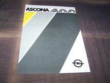 TOPRARITÄT Schöner Prospekt Opel Ascona 400 von 1980 !!!