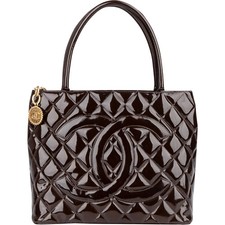 Chanel Quilted Patent Leather