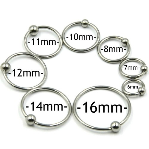Bcr piercing edelstahl - bcr, tragus