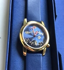 CHRISTMAS SAMMLER ARMBANDUHR WEIHNACHTEN ADVENT WATCH GOLD FILIGRAN - AKTEO NOME