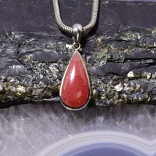 Rhodochrosit Anhänger, 925er