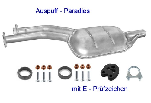 Mittelschalldämpfer für