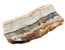 Amethyst im Achat  als Anschliff poliert Hartmannsdorf  Ost - Erzgebirge Sachsen