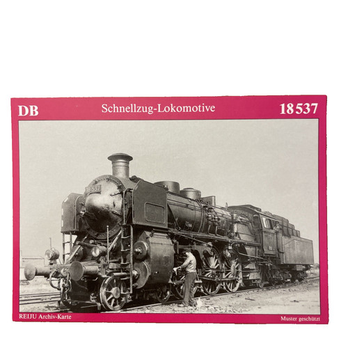 Postkarte zug eisenbahn - ak,