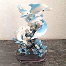 Hübsche Delfine Dekoration Figur