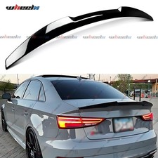 Heckflügel Schwarz Glanz