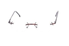 Brillenfassung vintage randlos