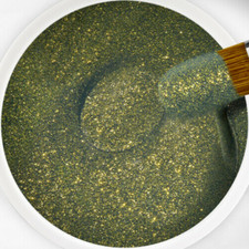 Jolifin LAVENI Farbgel - khaki glimmer 5ml #1040