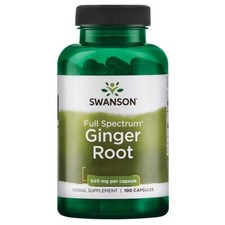 Swanson, Full Spectrum Ginger Root, 540mg, 100 Kapseln - Blitzversand