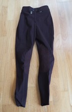 Reithose Pikeur Gr. 72 Gr. 36 Lang bordeaux weinrot Kniebesatz Hohe Taille neu