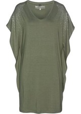 Shirt-Tunika mit V-Ausschnitt