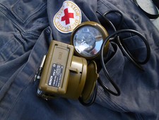 Ausrüstung d. Helfer von DRK, ZS, Katastrophenschutz: Kopf-Handleuchte Typ HPK 9