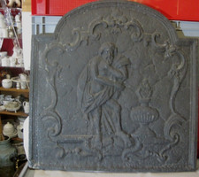 Alte Ofenplatte Kaminplatte kein Eisen. Metall nicht magnetisch