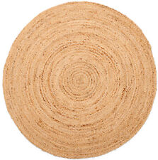Naturfaser Jute Teppich rechteckig o. rund - je 3 Größen - Boden Matte Läufer